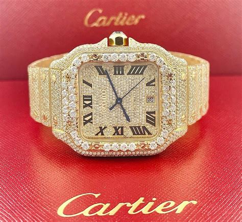 cartier watch diamonds|Altro.